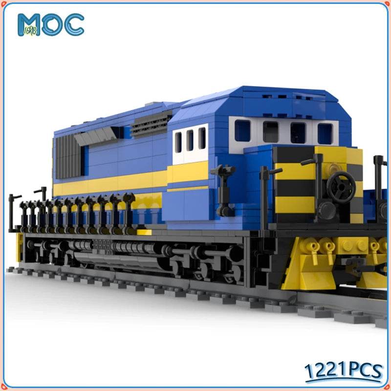 Moc Building Blocks Locomotive Train Model DIY Assembly Toys Building Bricks MOC - ToylandEU