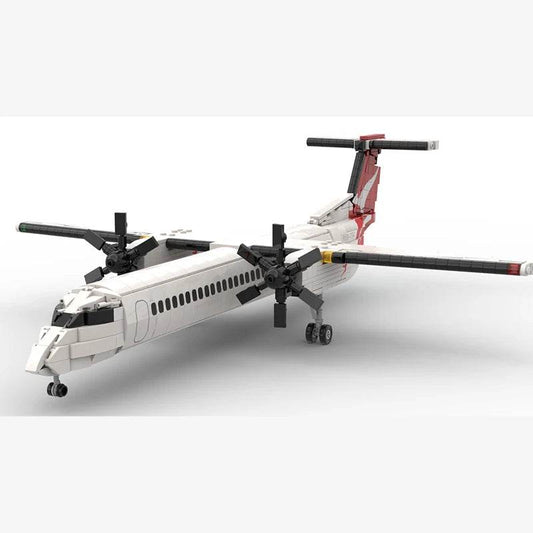 Moc Building Blocks Wojskowy Model Samolotu Q400 Fighter Zabawki Klocki konstrukcyjne MOC - ToylandEU
