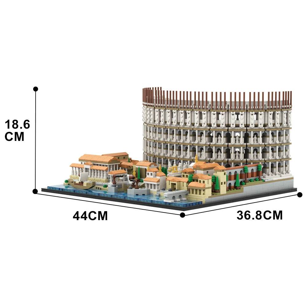 Moc Colosseum Building Blocks Ancient Coliseum Model Set - ToylandEU