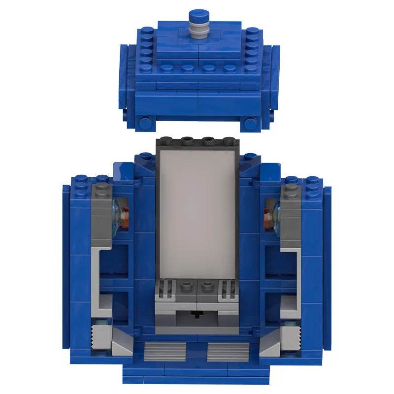 Moc Doctored Whoed Blue Phone Booth Building Blocks Toys - ToylandEU