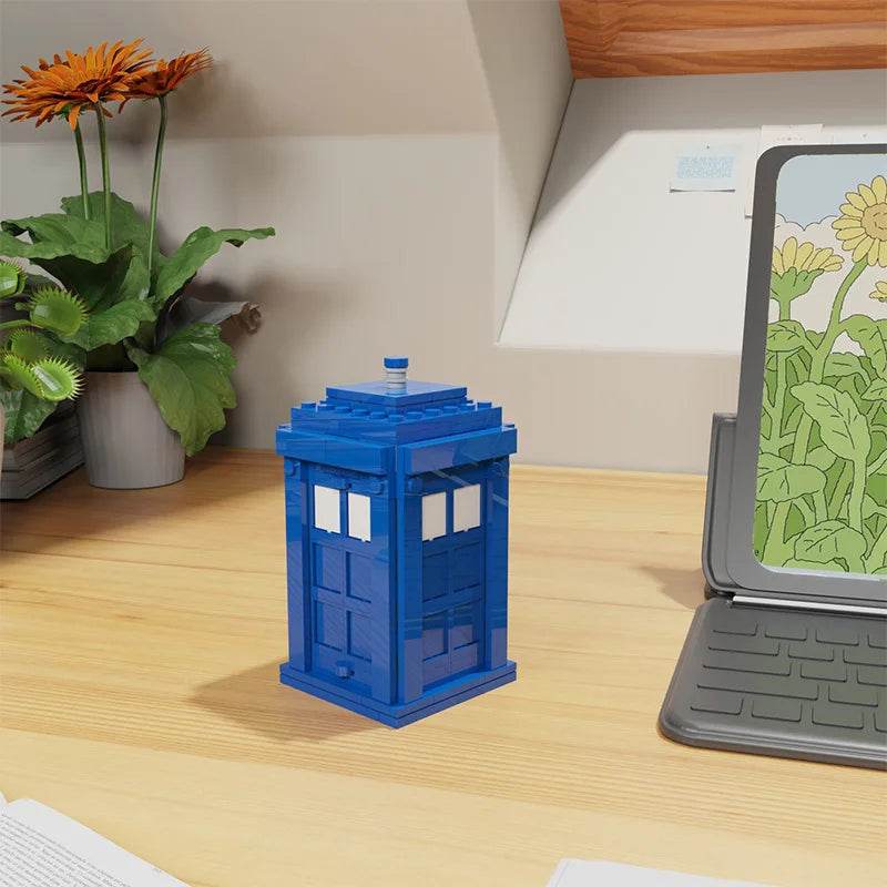 Moc Doctored Whoed Blue Phone Booth Building Blocks Toys - ToylandEU