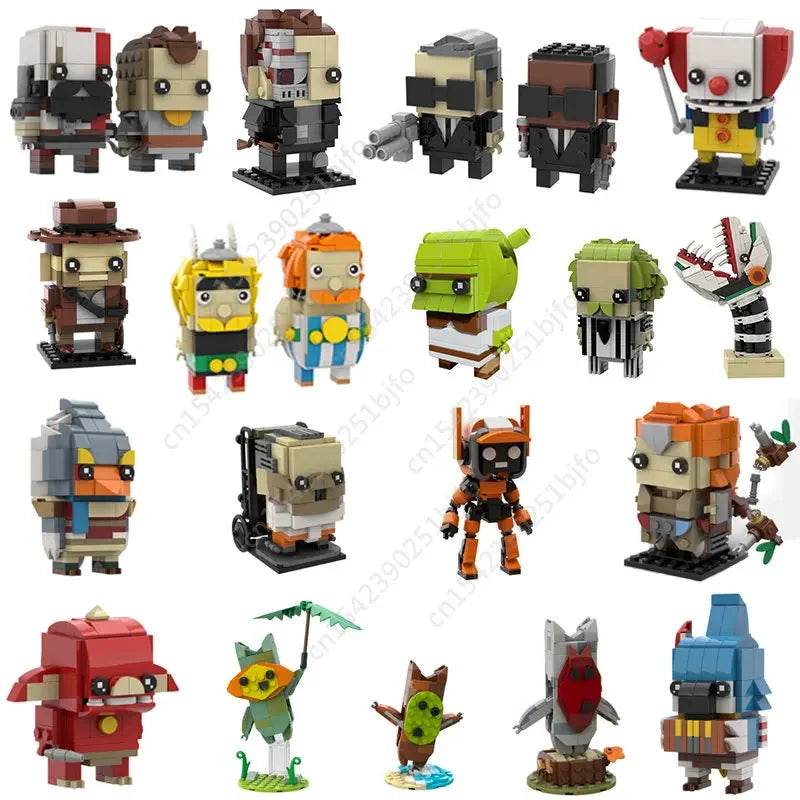 Moc Game Movie Series Brickheadz Action Figure Building Blocks Building Bricks MOC - ToylandEU