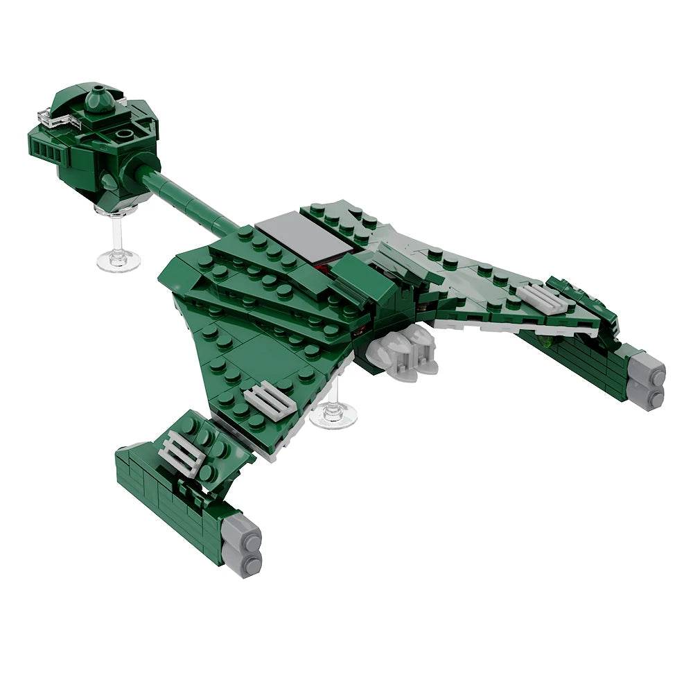Moc Klingon D7 Class Battle Cruiser Building Blocks Model - ToylandEU