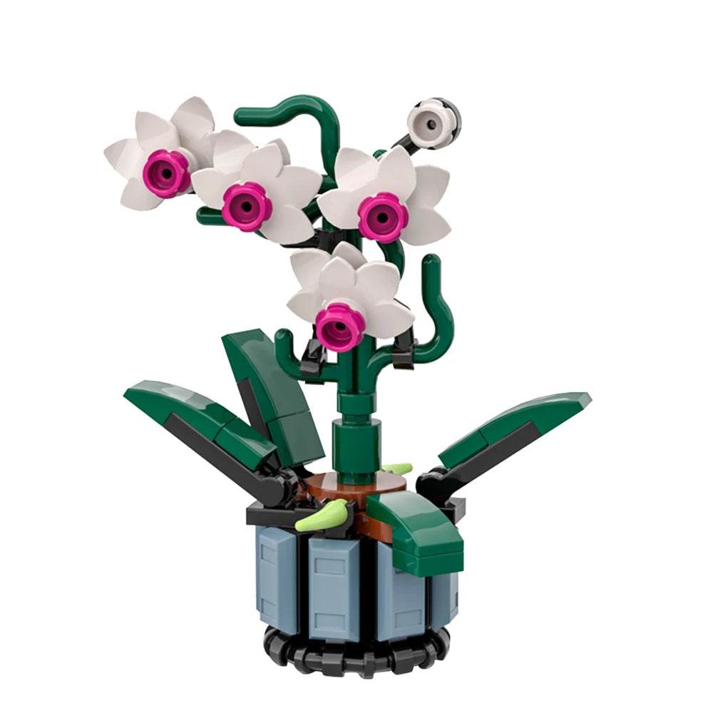 Moc Micro Orchid with Vase Building Blocks 10311 DIY Model - ToylandEU