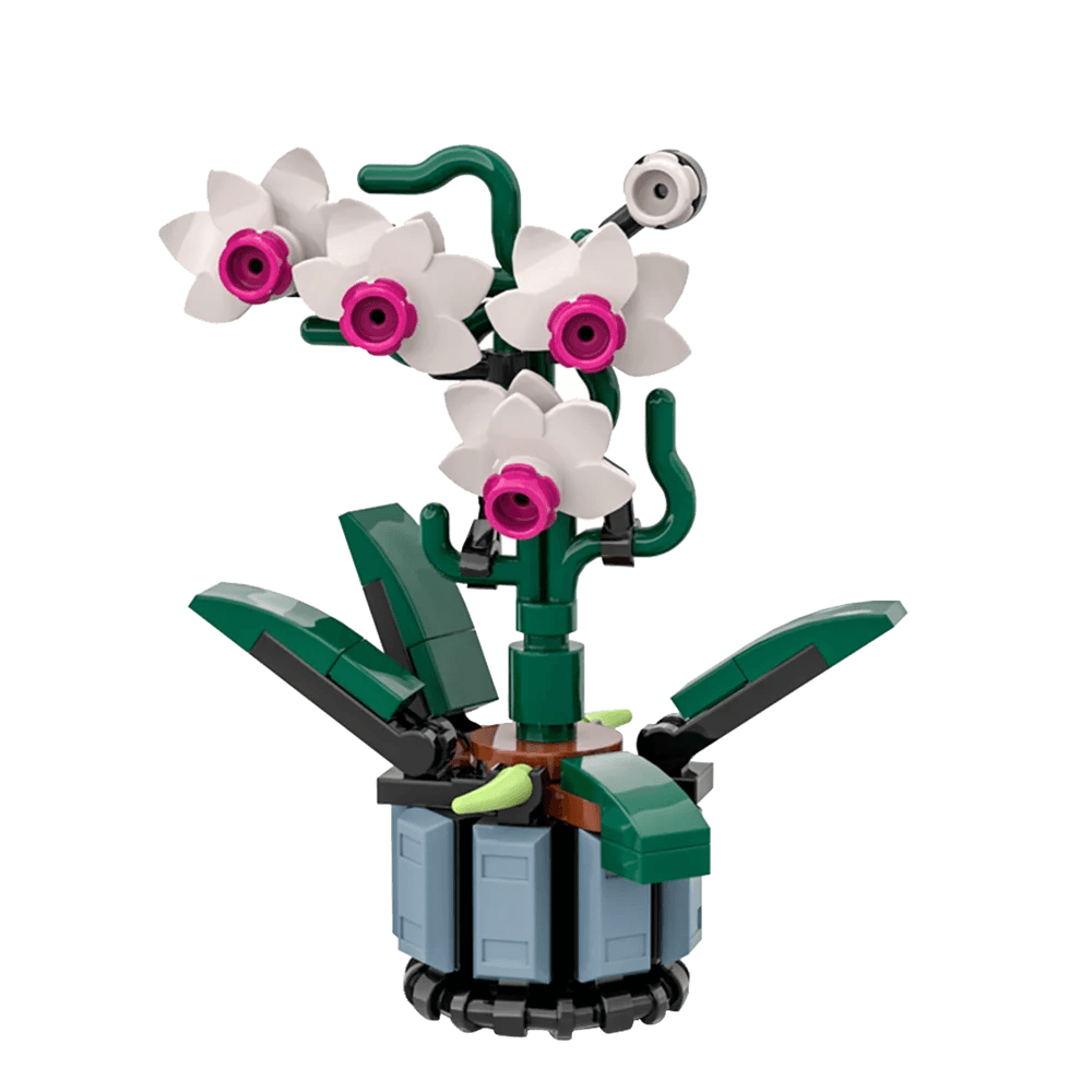 Moc Micro Orchid with Vase Building Blocks 10311 DIY Model - ToylandEU