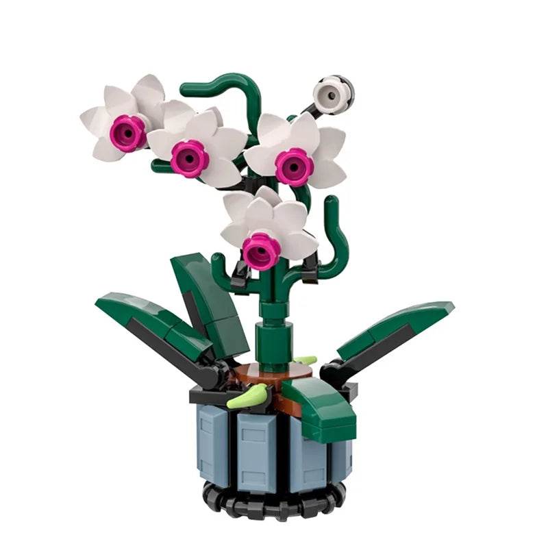 Moc Micro Orchid with Vase Building Blocks 10311 DIY Model - ToylandEU