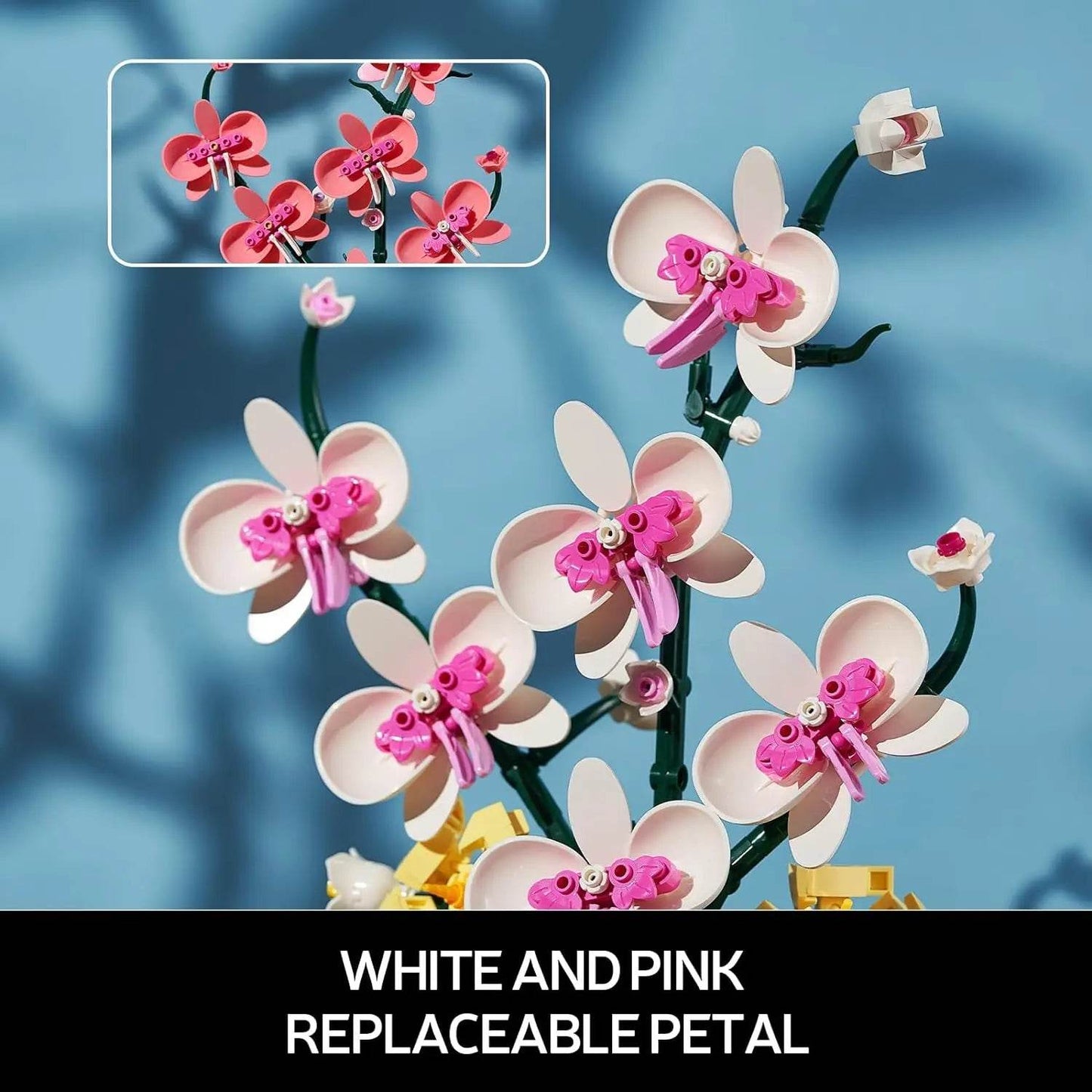 Moc Orchids Potted Building Blocks Succulents Model Toys - ToylandEU