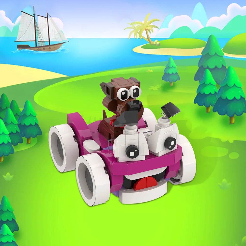 Moc Putt-Putt & Pep Model Building Blocks Cars Gift for Kids - ToylandEU