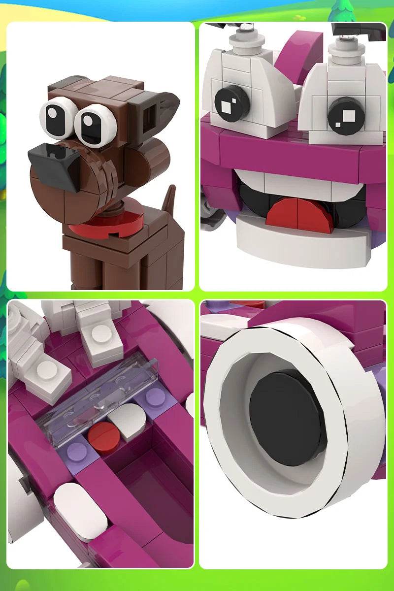 Moc Putt-Putt & Pep Model Building Blocks Cars Gift for Kids - ToylandEU