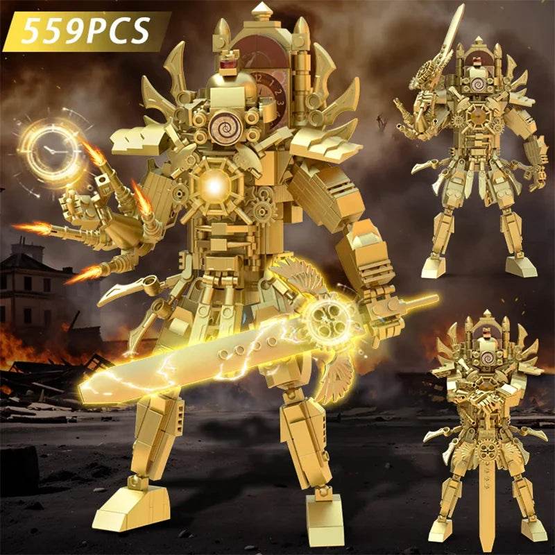 Moc Skibidi Toilet Action Figures Building Blocks For Kids Building Bricks MOC - ToylandEU