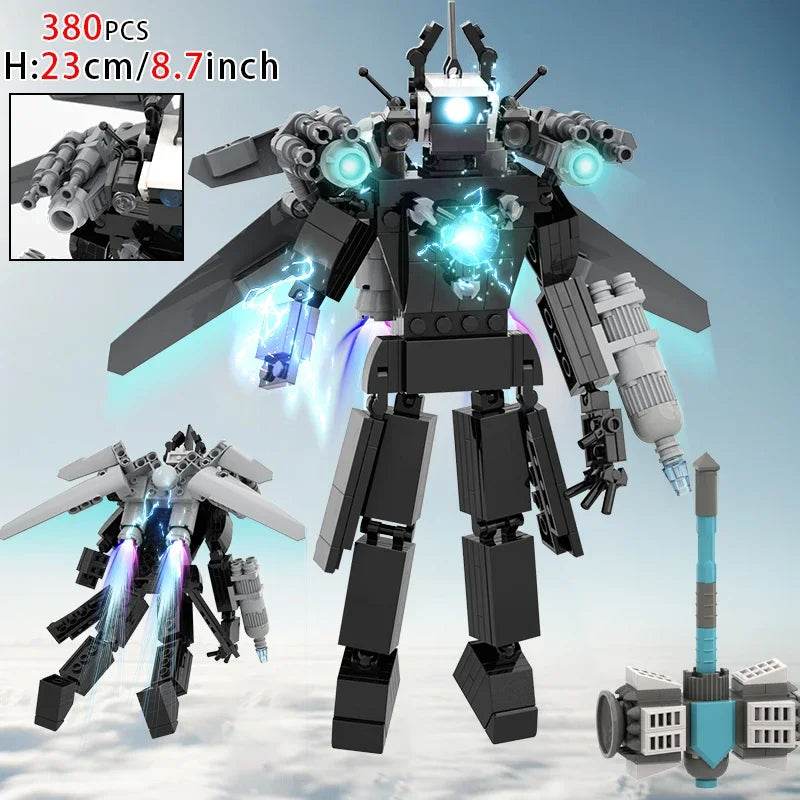 Moc Skibidi Toilet Action Figures Building Blocks For Kids Building Bricks MOC - ToylandEU