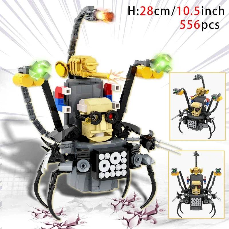 Moc Skibidi Toilet Action Figures Building Blocks For Kids Building Bricks MOC - ToylandEU