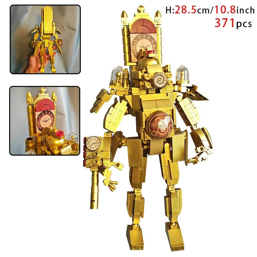 Moc Skibidi Toilet Action Figures Building Blocks For Kids Building Bricks MOC - ToylandEU