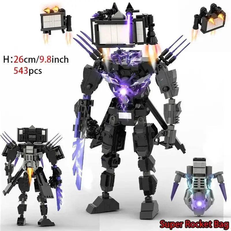  Moc Skibidi Toilet Action Figures Building Blocks Toys -  ToylandEU™