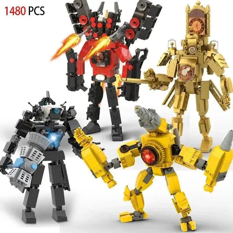  Moc Skibidi Toilet Action Figures Building Blocks Toys -  ToylandEU™