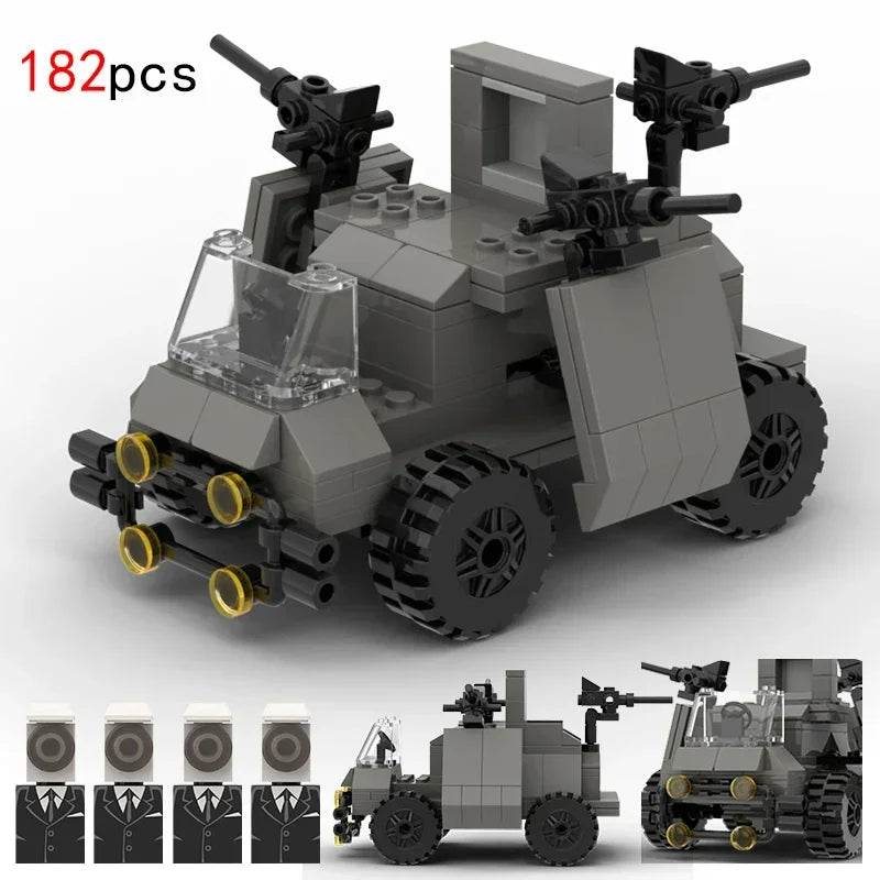 Moc Skibidi Toilet Action Figures Model Building Blocks Toys - ToylandEU