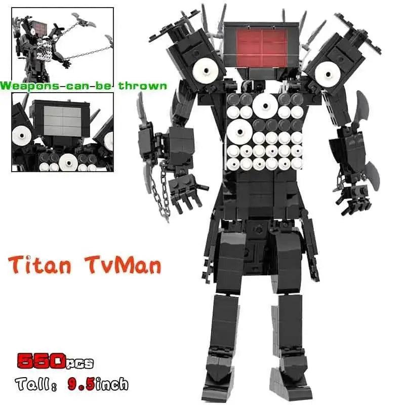 Moc Skibidi Toilet Figures Model Blocks Halloween Boys Gifts -  ToylandEU™