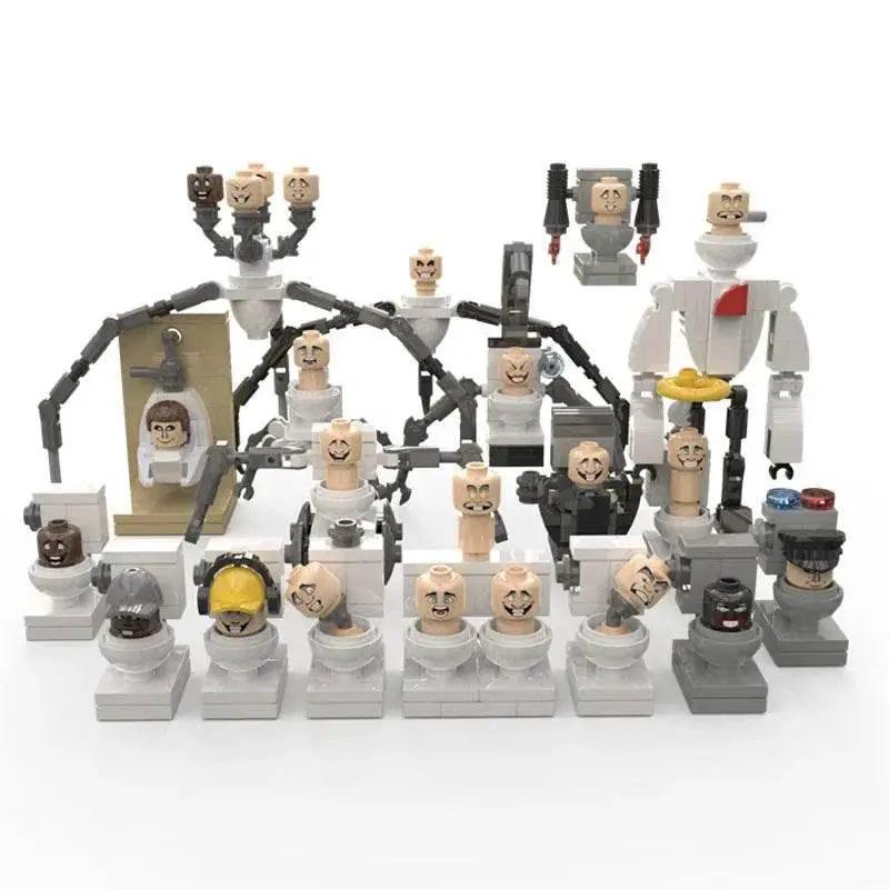  Moc Skibidi Toilet Figures Model Blocks Halloween Boys Gifts -  ToylandEU™