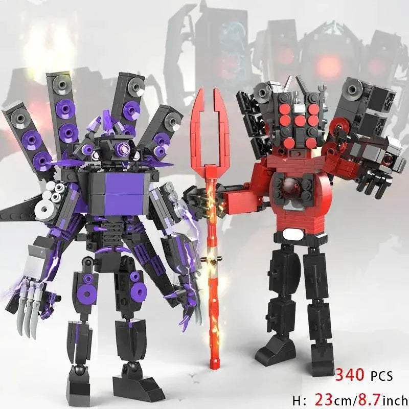  Moc Skibidi Toilet Figures Model Blocks Halloween Boys Gifts -  ToylandEU™