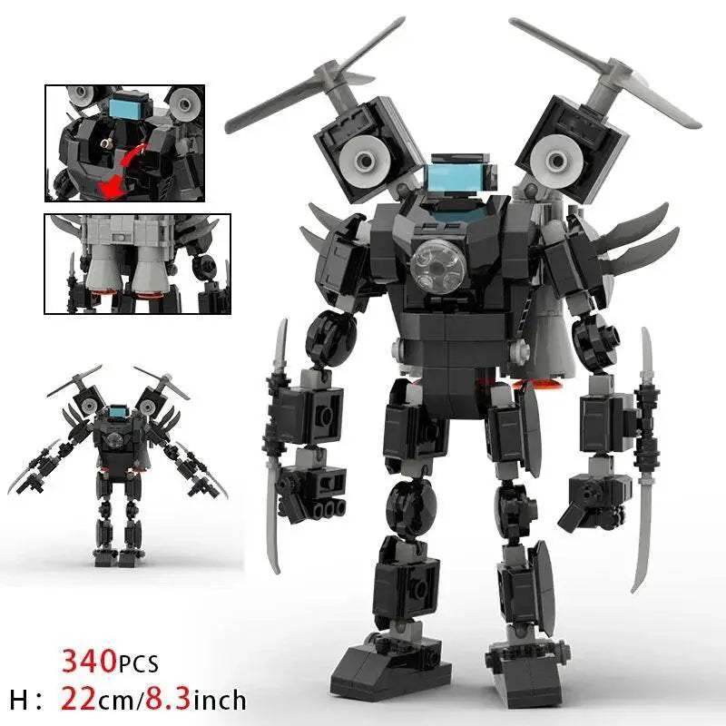  Moc Skibidi Toilet Figures Model Blocks Halloween Boys Gifts -  ToylandEU™