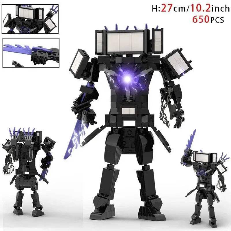  Moc Skibidi Toilet Figures Model Blocks Halloween Boys Gifts -  ToylandEU™