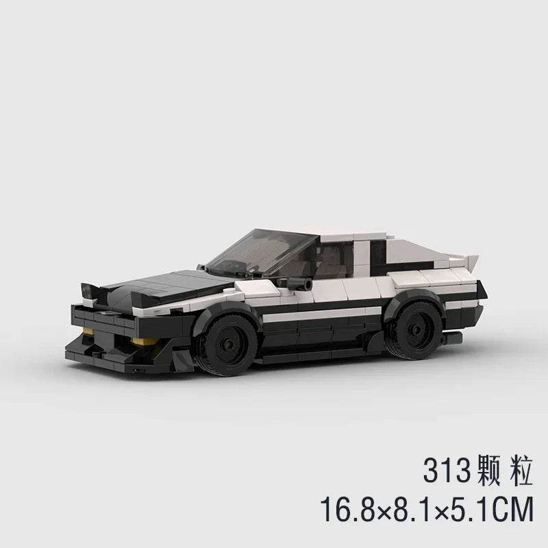 Moc Speed Champions AE86 Cars Racers Building Blocks Set - ToylandEU
