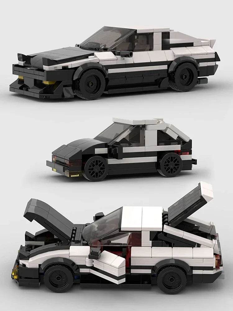 Moc Speed Champions AE86 Cars Racers Building Blocks Set - ToylandEU