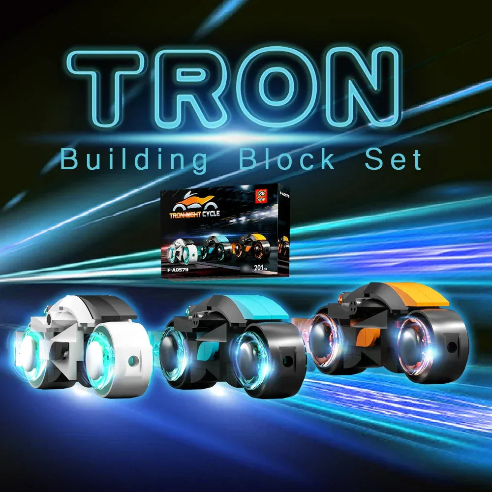 Moc Tron Motorcycle Building Blocks Lego Compatible Set - ToylandEU