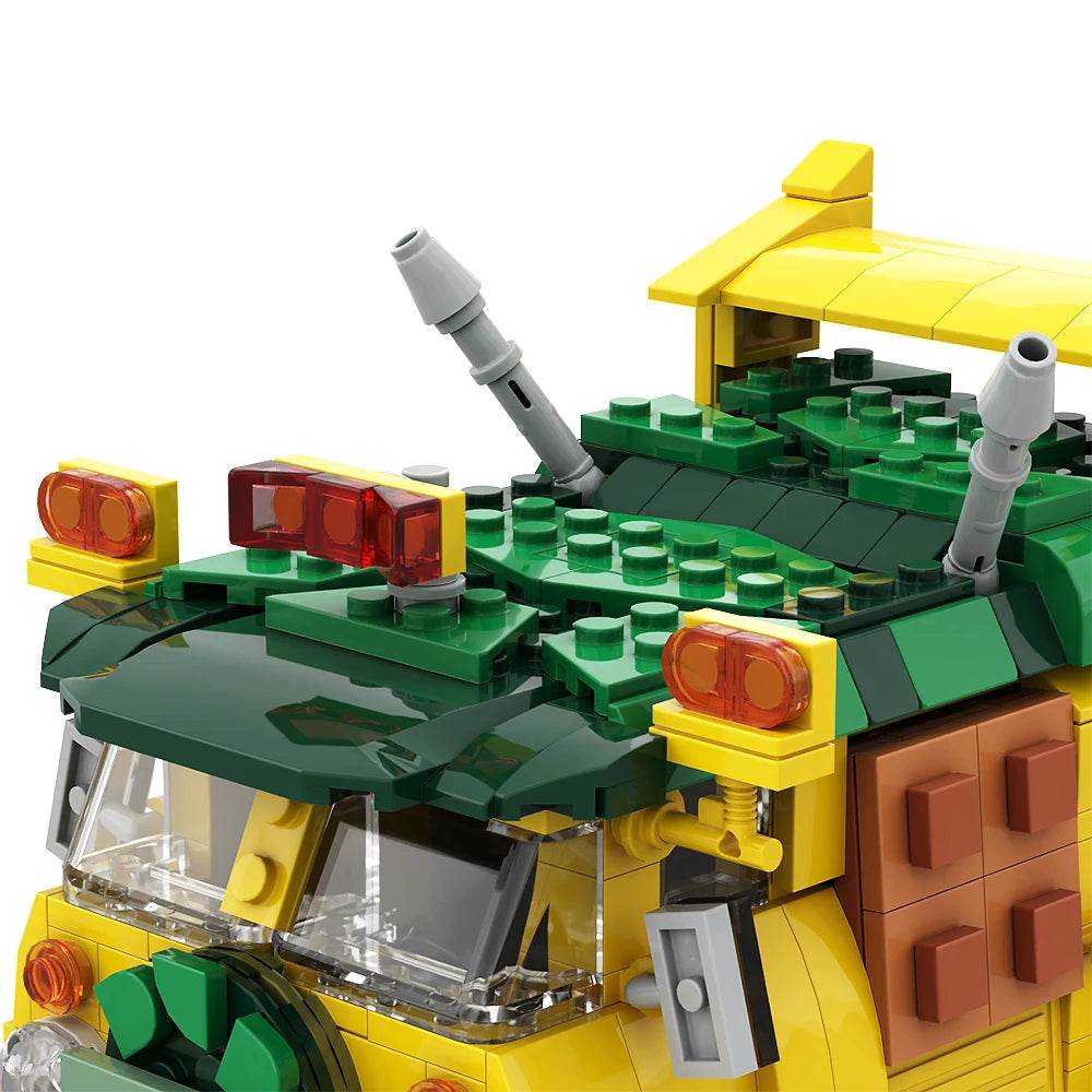 Moc Turtle Sewer and Van Party Wagon Building Blocks Set - ToylandEU