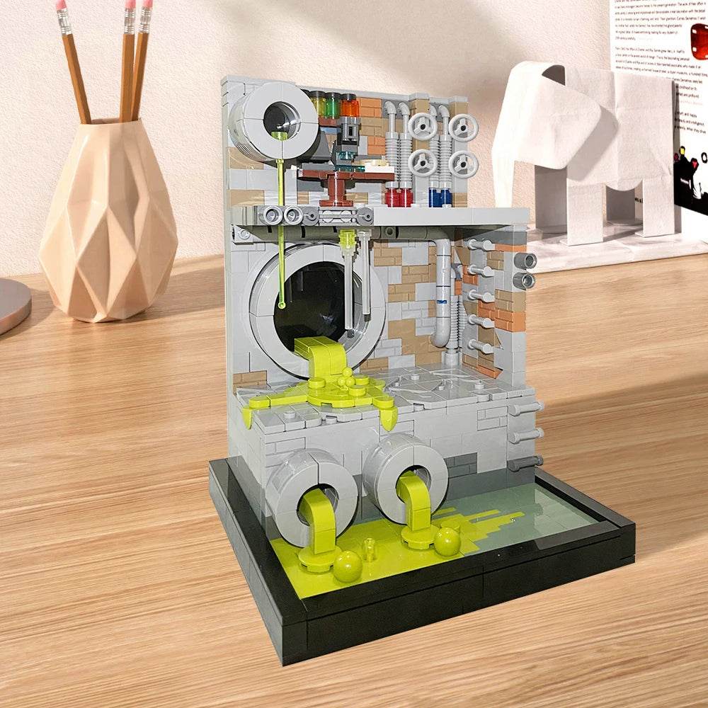 Moc Turtle Sewer and Van Party Wagon Building Blocks Set - ToylandEU