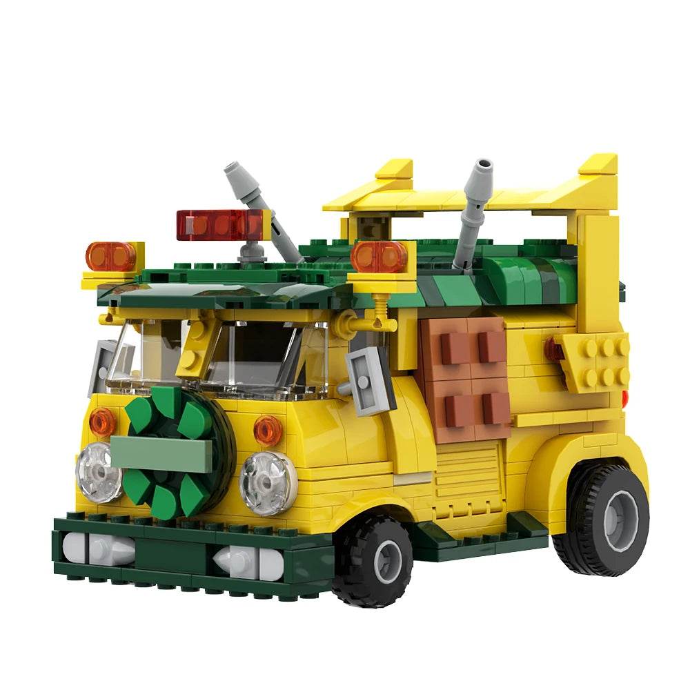 Moc Turtle Sewer and Van Party Wagon Building Blocks Set - ToylandEU