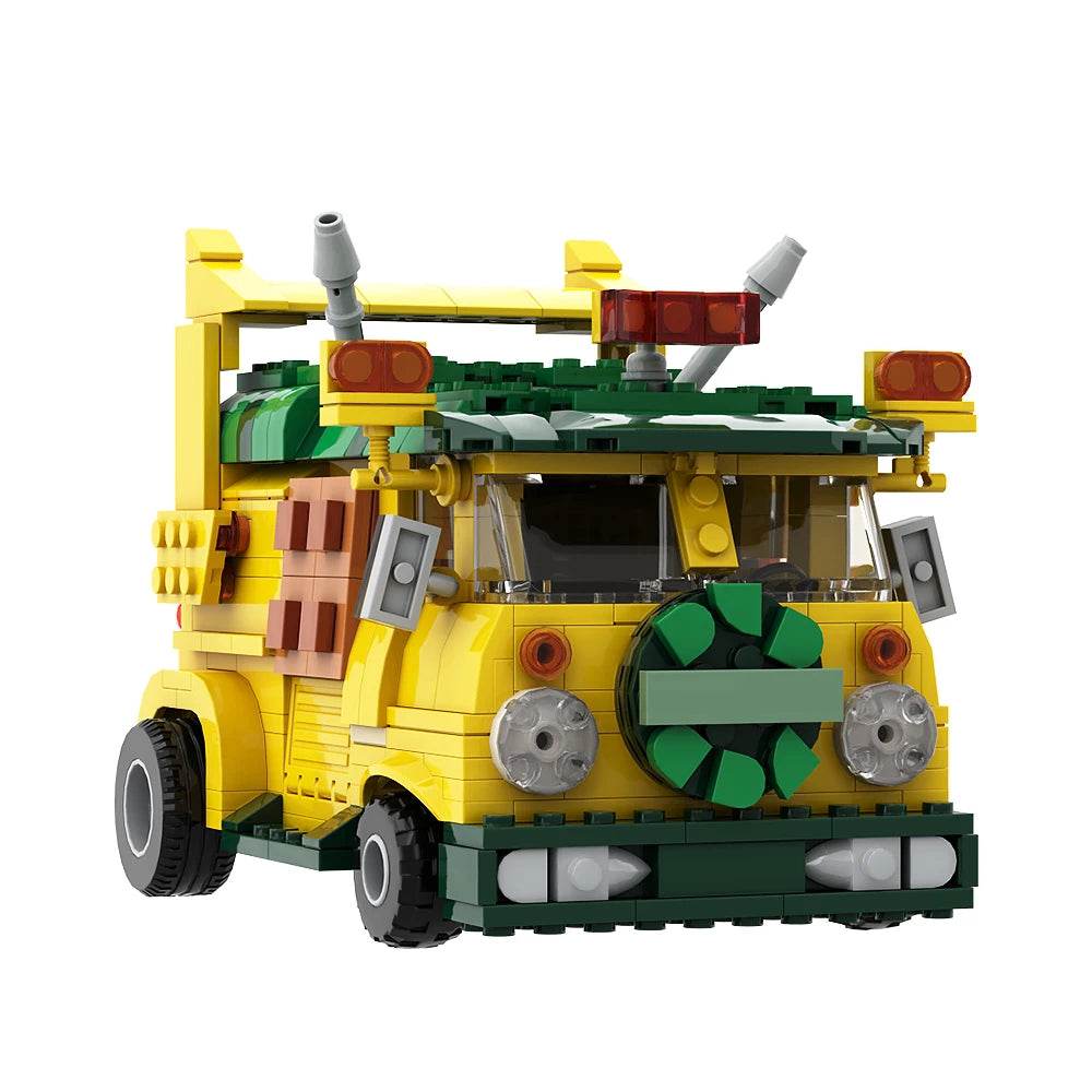 Moc Turtle Sewer and Van Party Wagon Building Blocks Set - ToylandEU