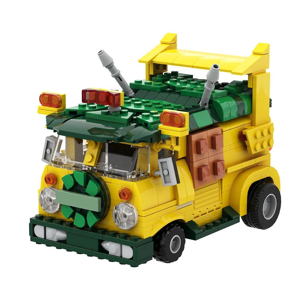 Moc Turtle Sewer and Van Party Wagon Building Blocks Set - ToylandEU