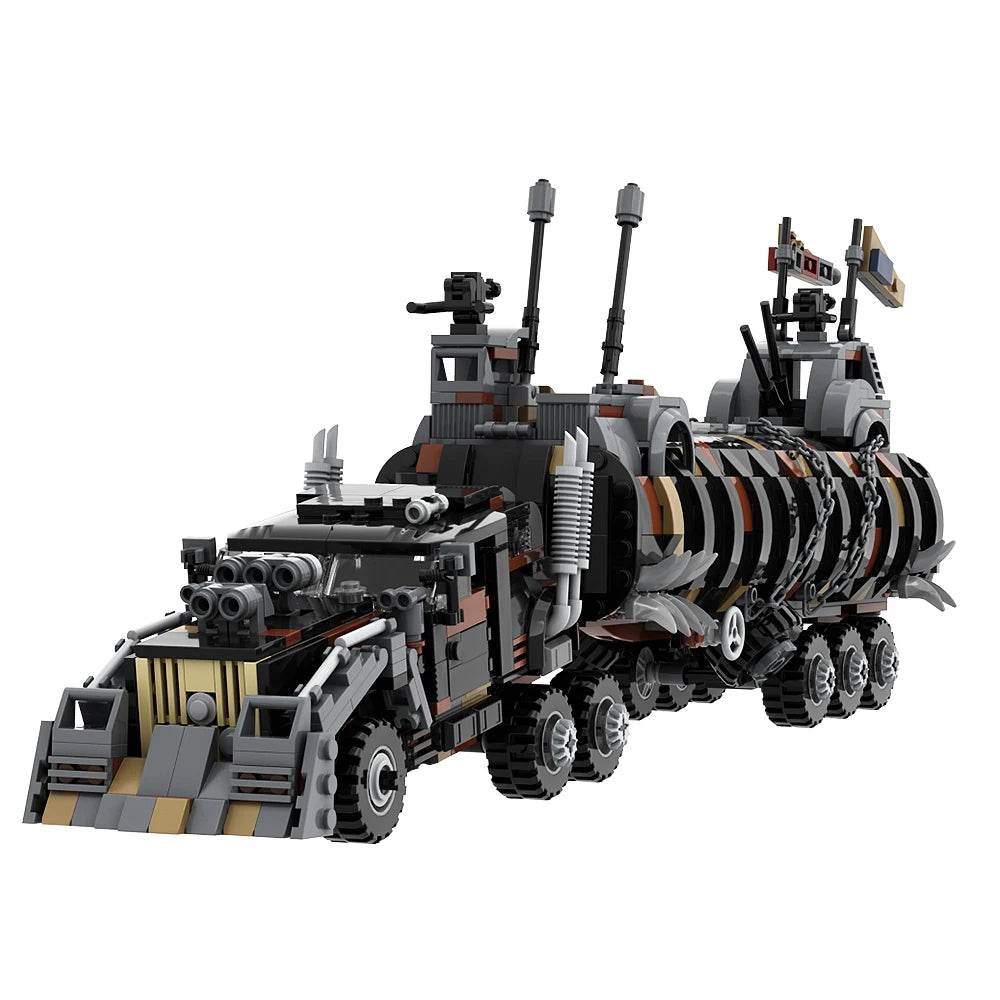 Moc V8 Interceptor Building Blocks MAD MAX War Rig Truck Set - ToylandEU