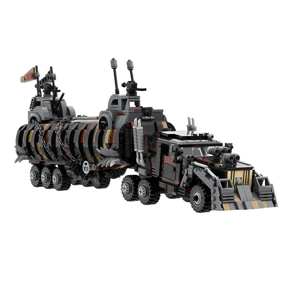 Moc V8 Interceptor Building Blocks MAD MAX War Rig Truck Set - ToylandEU