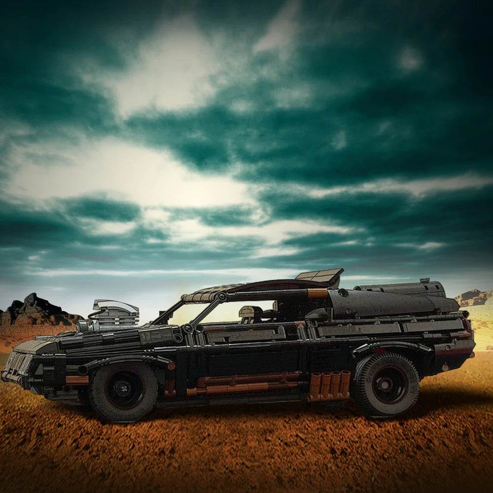 Moc V8 Interceptor Building Blocks MAD MAX War Rig Truck Set - ToylandEU