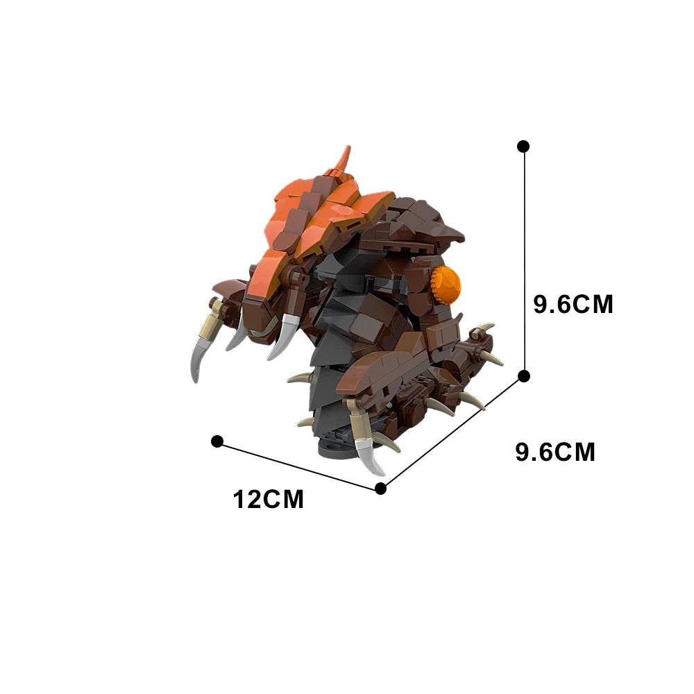 Moc Zerg Hydralisk Building Blocks Slothien Creature Toy Model - ToylandEU