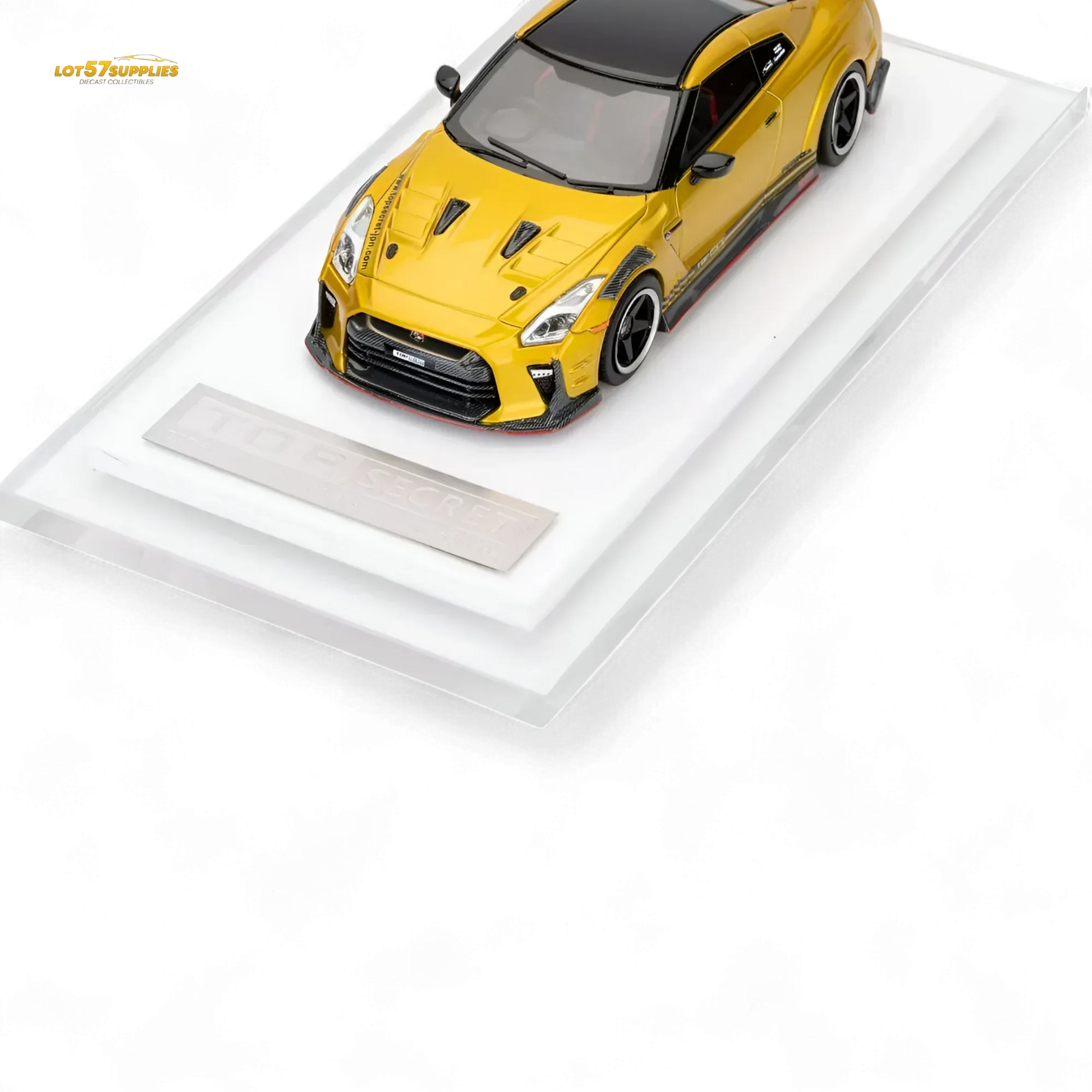 Model Idea GT-R R35 TOP SECRET Modified Version Resin 1:64 - Limited to 299pcs - ToylandEU