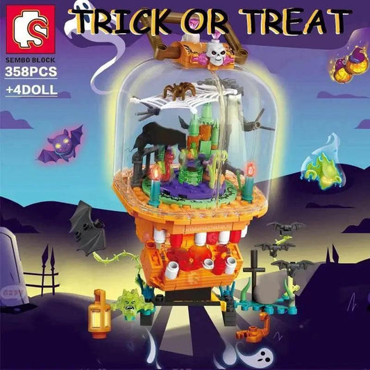  358PCS Halloween Toys Pumpkin Lantern Bricks DIY Model Kits -  ToylandEU™