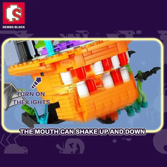  358PCS Halloween Toys Pumpkin Lantern Bricks DIY Model Kits -  ToylandEU™