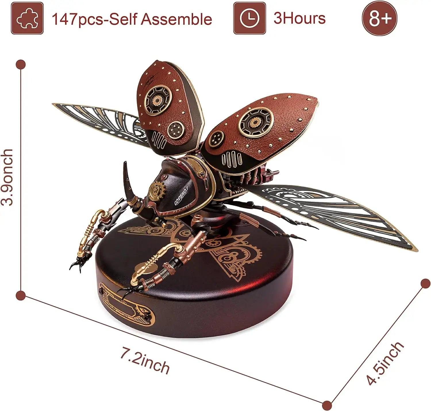  Robotime Rhinoceros Beetle 3D Model Kit Easy Assembly -  ToylandEU™