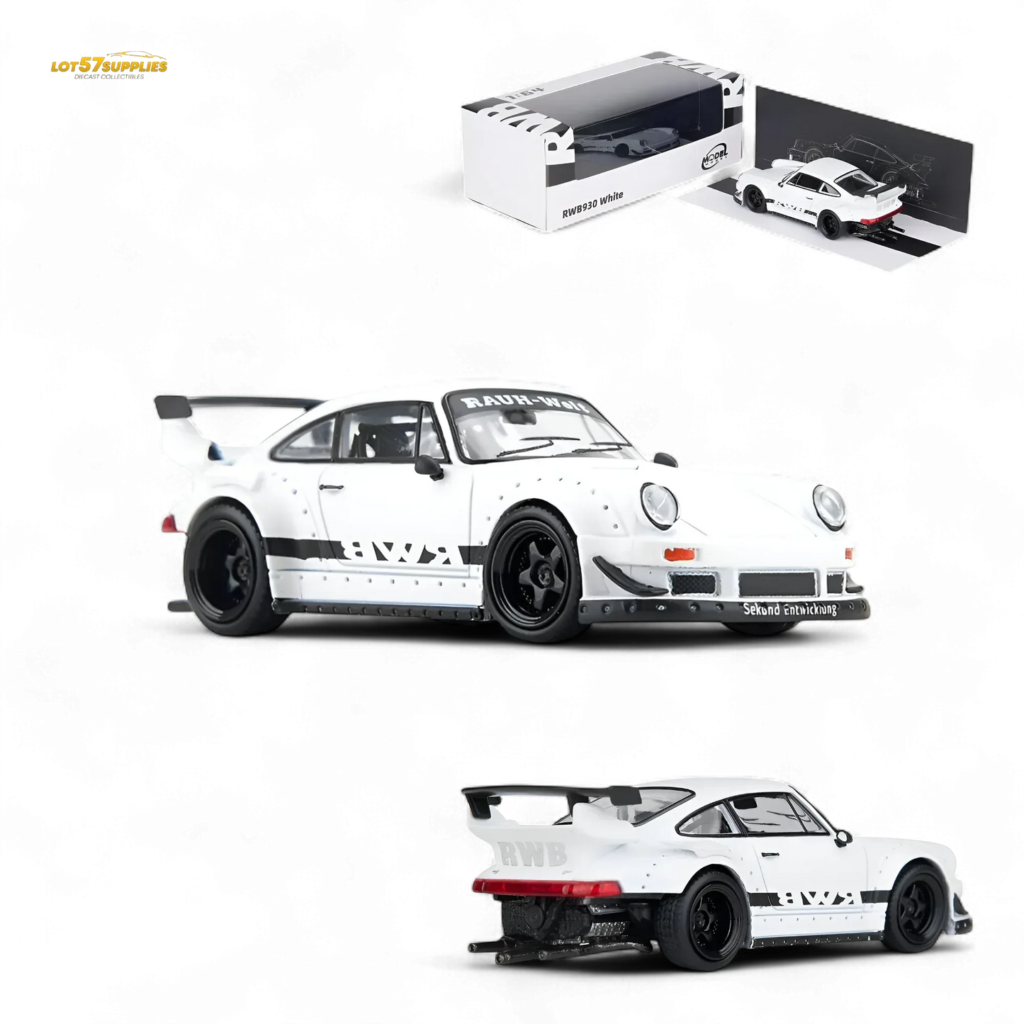 Model Model RWB 993 White 1:64 - ToylandEU