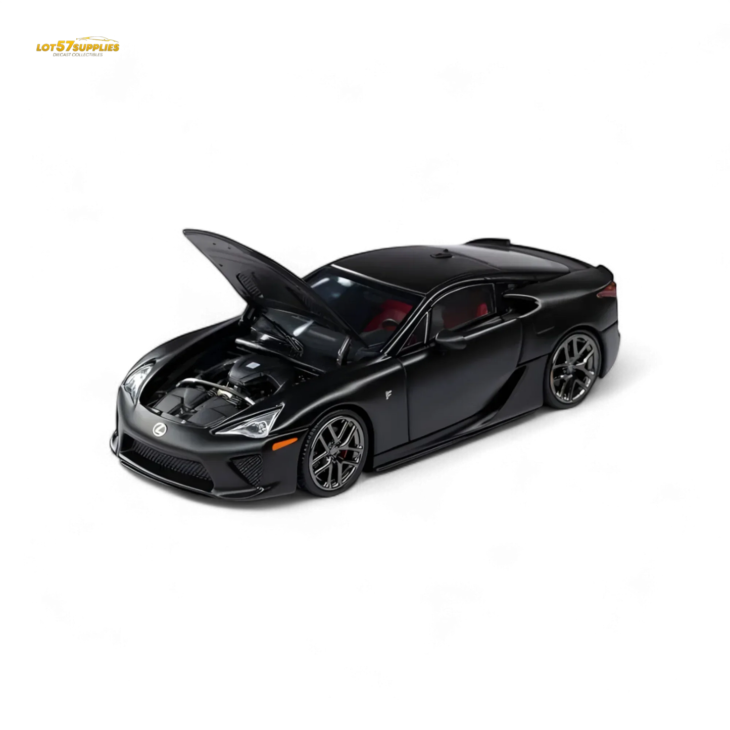 Model One Lexus LFA Matt Black 1:64 - ToylandEU