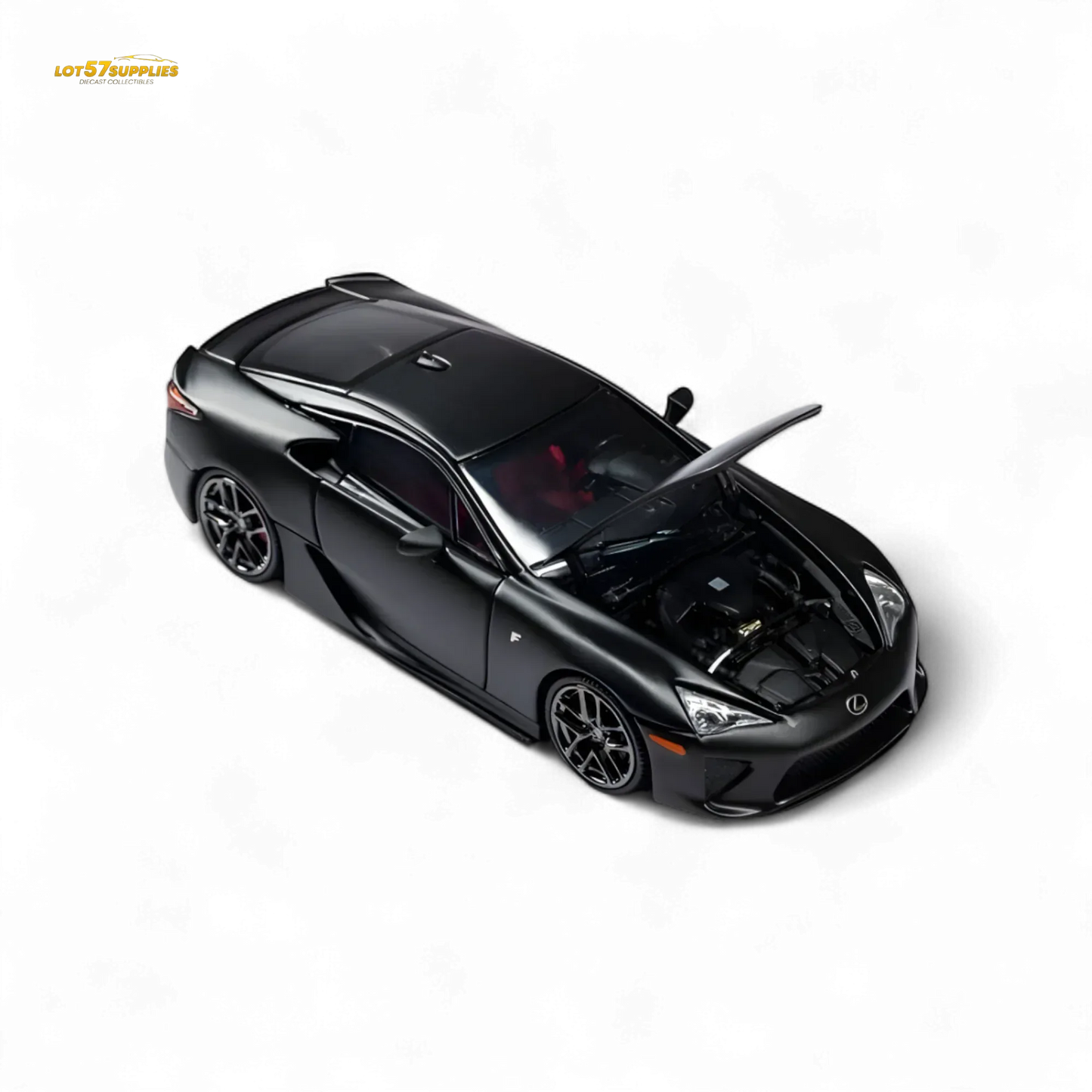 Model One Lexus LFA Matt Black 1:64 - ToylandEU