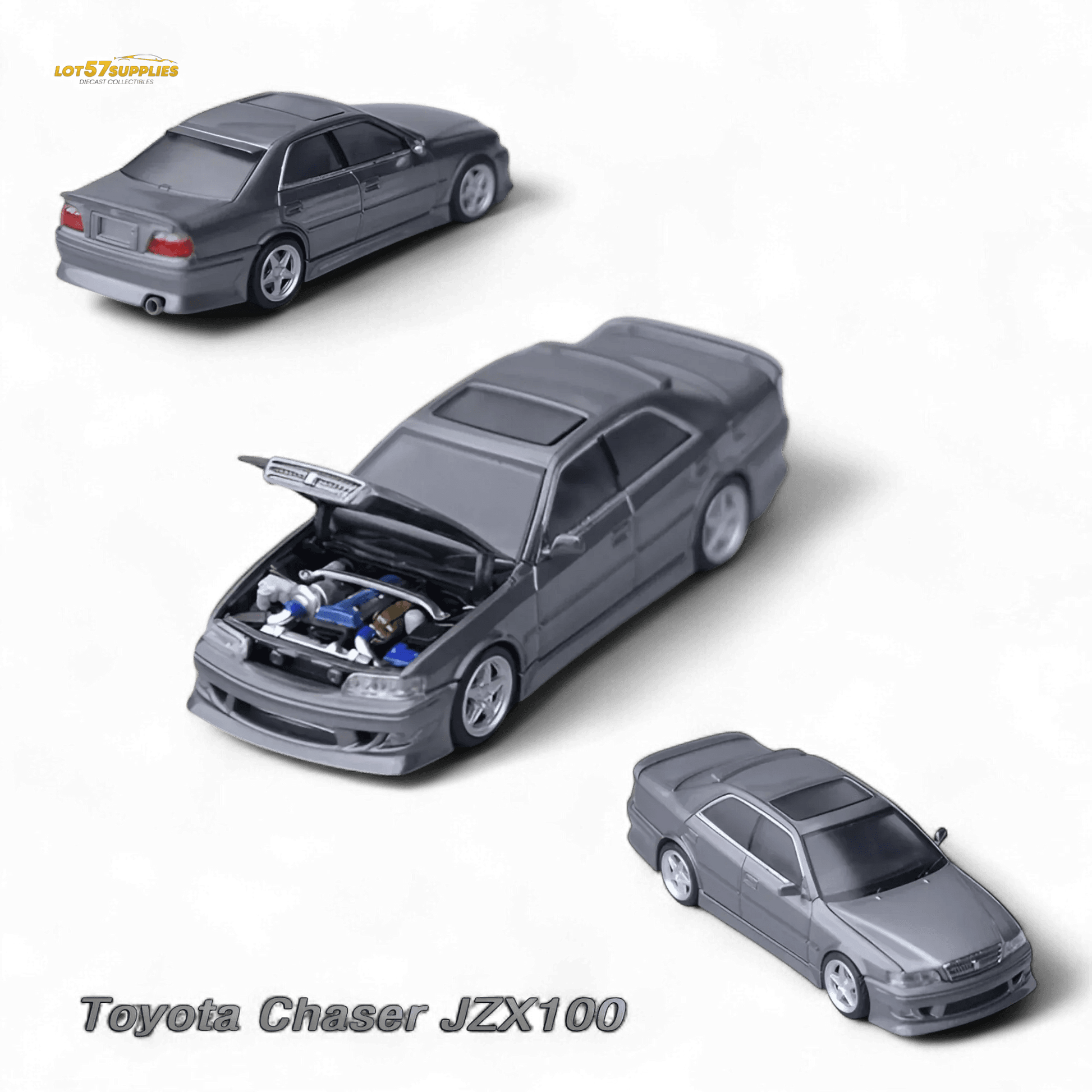 Model One Toyota JZX100 Gunmetal Gray 1:64 - ToylandEU