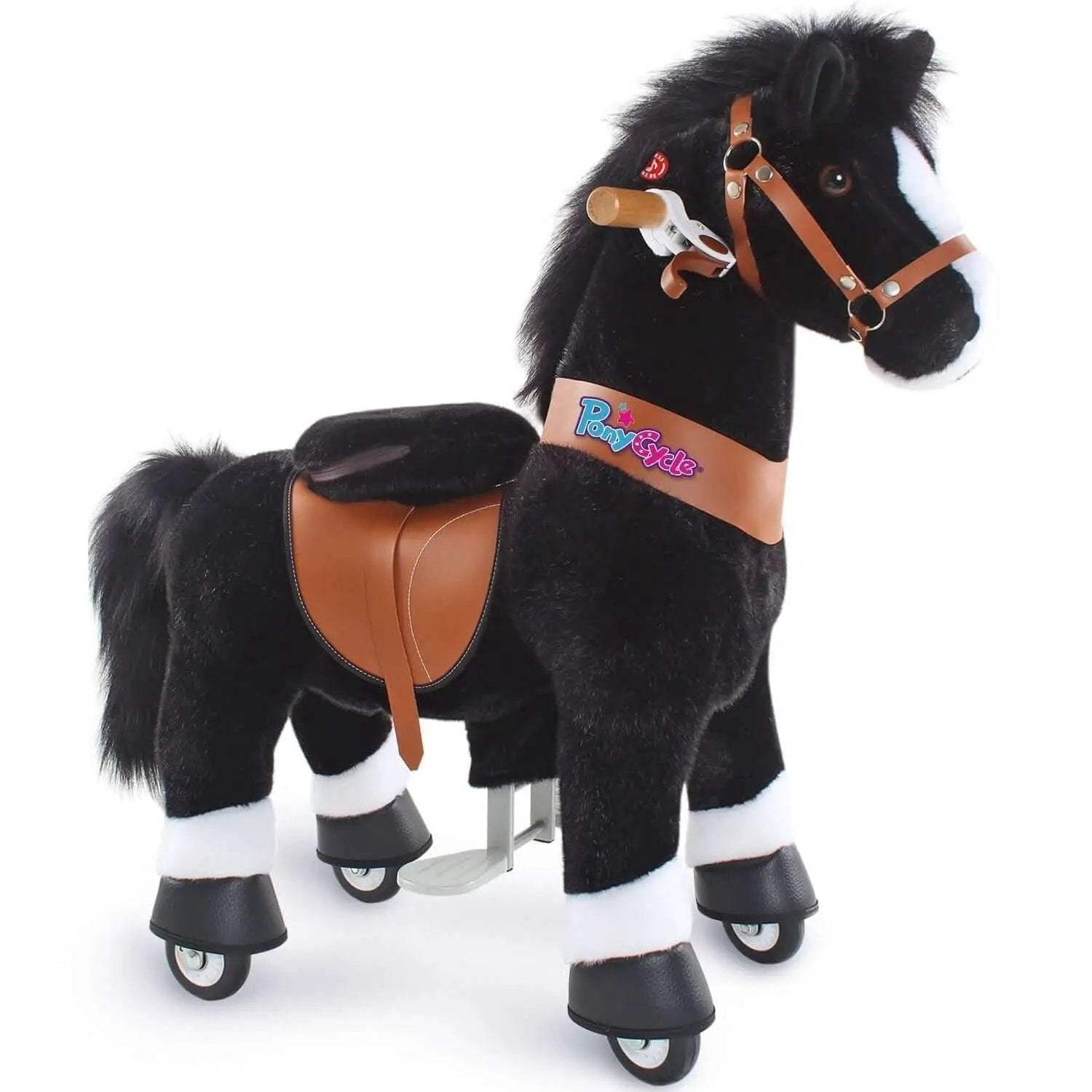 Model U Black Handcrafted Horse Toy AgesThreeToFour Timeless - ToylandEU