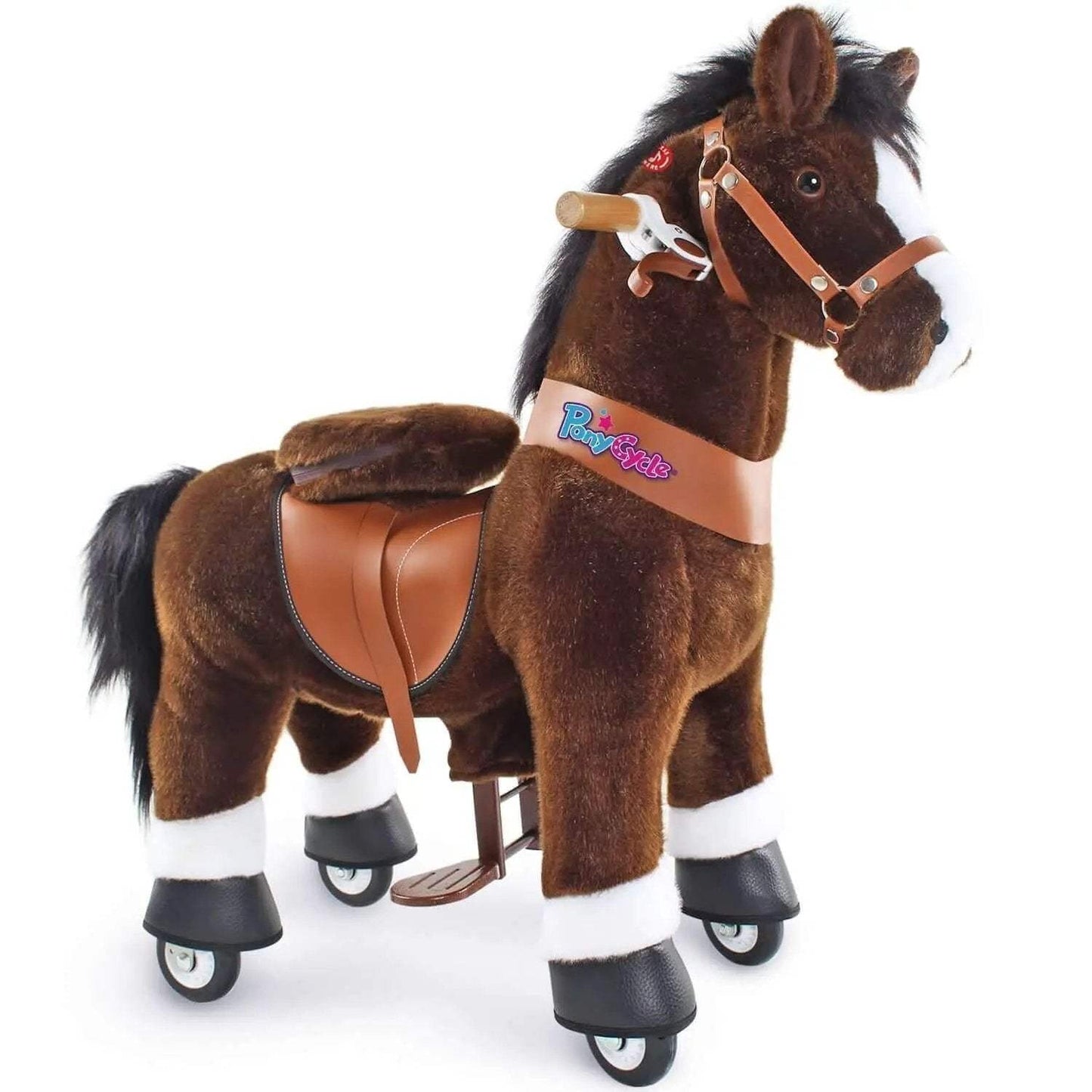 Model U® Ride On Horse Toy Age 3-4 Chocolate - ToylandEU