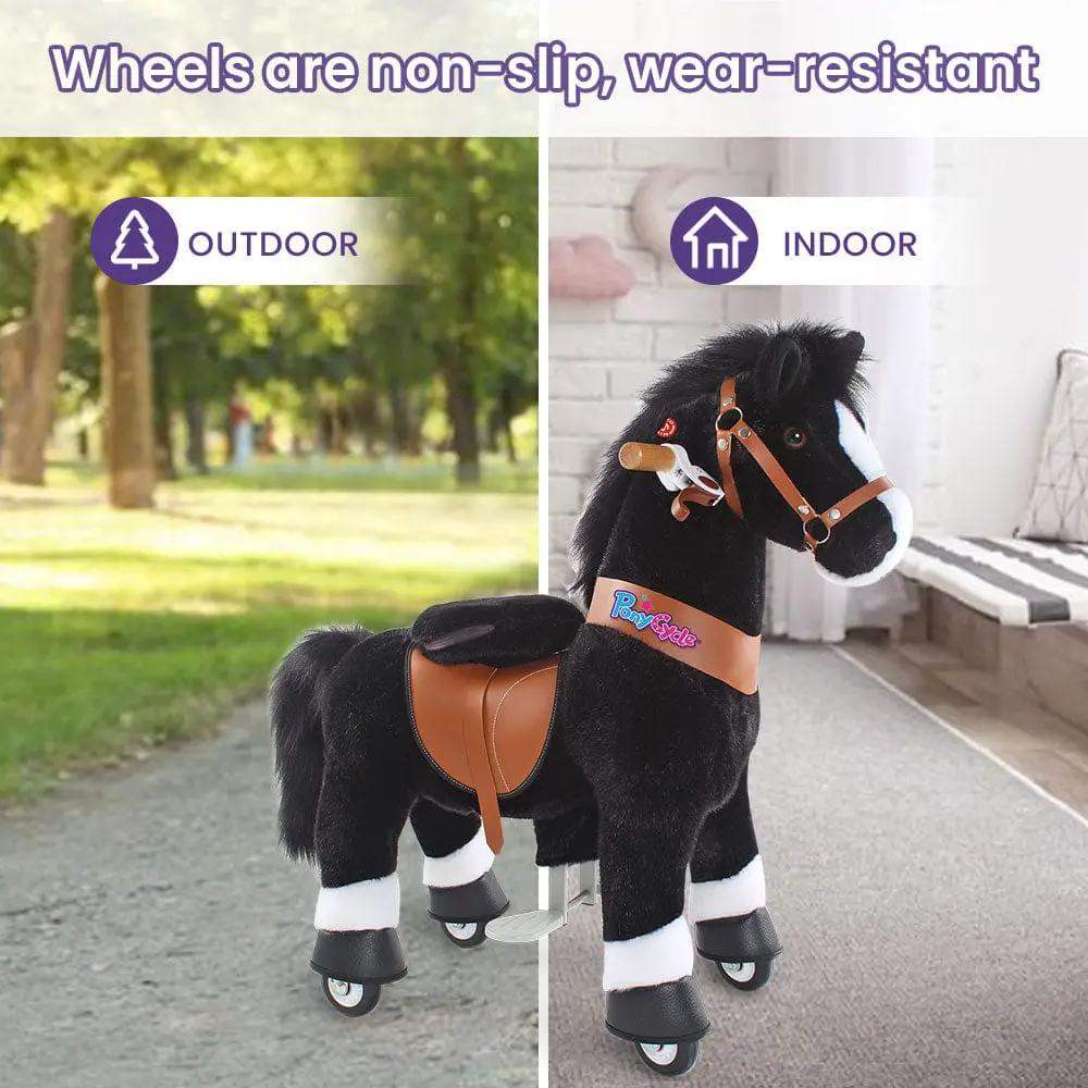 Model U® Horse Ride-On Toy Age 4–7 – Black - PonyCycle, Inc.