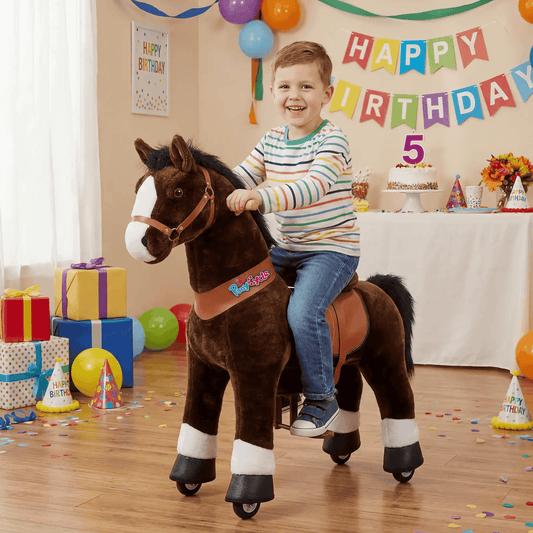  Model U® Horse Ride-On Toy Age 4–7 – Chocolate -  ToylandEU™