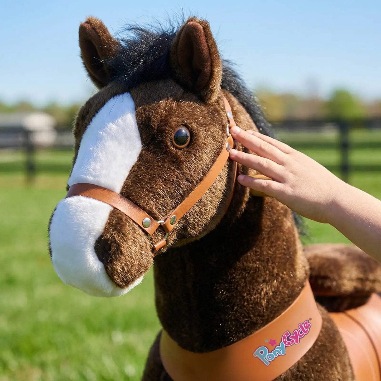 Model U® Horse Ride-On Toy Age 4–7 – Chocolate - PonyCycle, Inc.